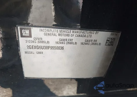 2015 Cadillac Xts V4U Coachbuilder Limousine z USA, uszkodzony, nr VIN 2GEXG6U38F9550036